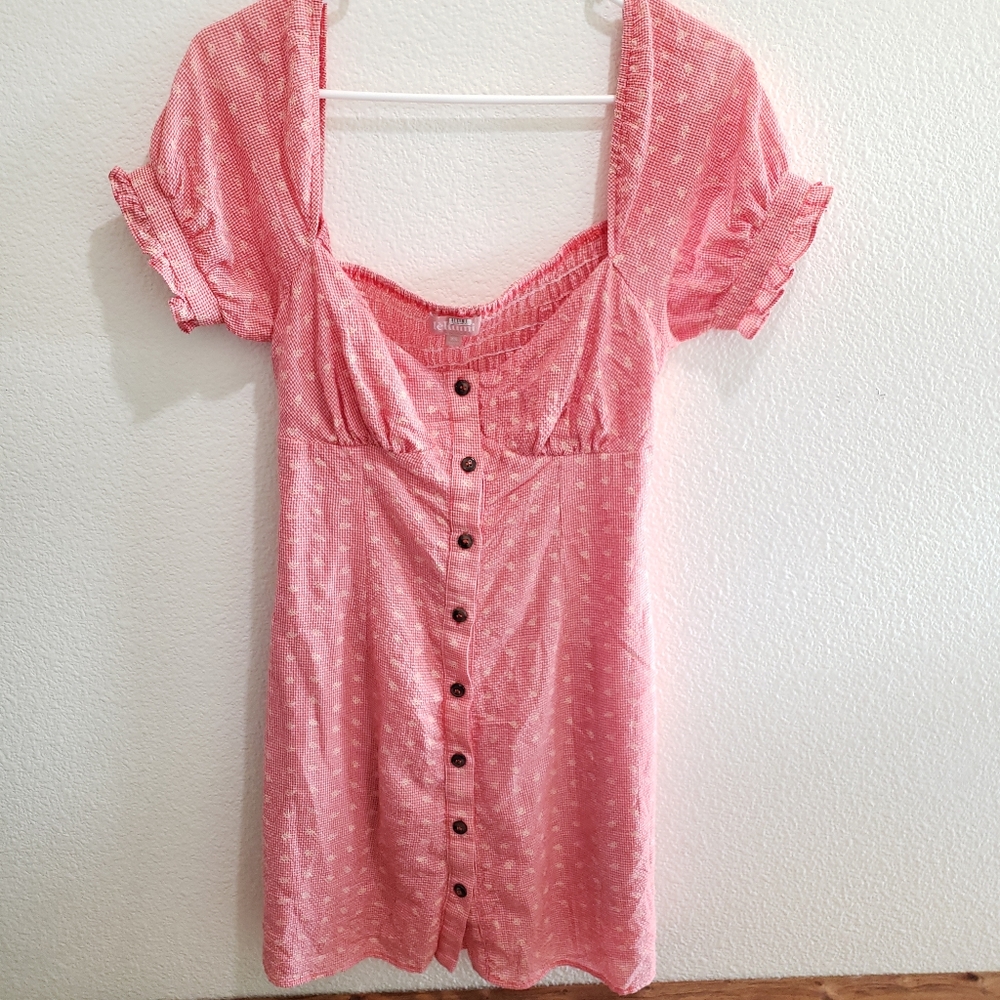 Le Rumi Marianna Red Puff Sleeve Mini Dress Size XS - Picture 5 of 14